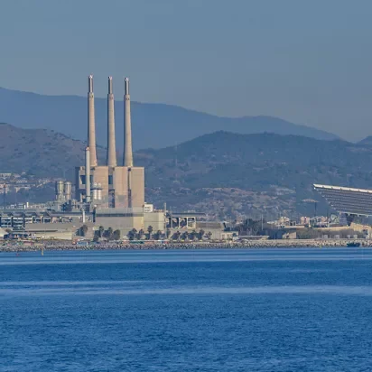 Vista de Sant Adrià de Besòs