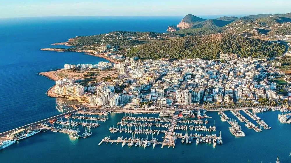 Vista de Sant Antoni de Portmany