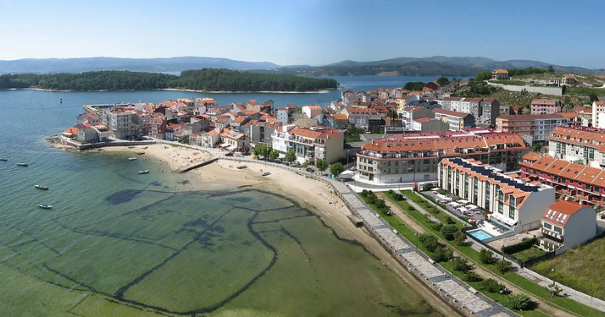Vista de Vilagarcía de Arousa