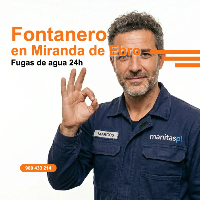Fontanero en Miranda de Ebro