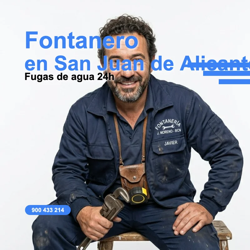 Fontanero en San Juan de Alicante